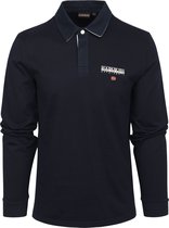 Napapijri - Polo Rugby Navy - Modern-fit - Heren Poloshirt Maat M