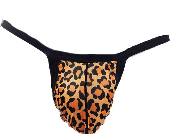 BamBella® String Panthère Sexy Taille S/M pour homme Lingerie Imprimé Animal Slip homme imprimé tigre