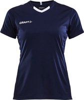 Craft Progress Contrast Shirt Korte Mouw Kinderen - Marine | Maat: 122/128