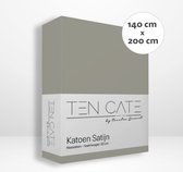 Drap-housse Ten Cate 100% Coton Satin - 140x200 - Gris