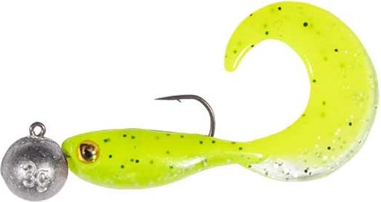 Fox Rage Loaded Softbait Ultra UV Micro Grub Tail 4cm 3g haak 4 (4 pcs) Mixed Colours van Fox — afbeelding 3