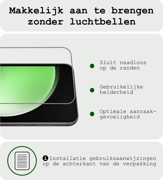 Protecteur d'écran en Tempered Glass Samsung Galaxy S23 FE - Verre de protection d'écran en Glas pour Samsung S23 FE - 3 pièces