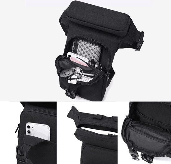 ROCKBROS Beentas, motorfiets, heuptas, poot, waterdicht, met