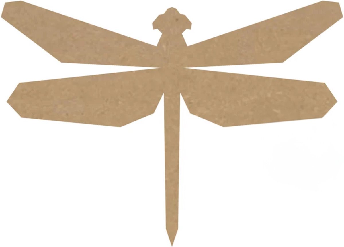 Libellules En Bois MDF - Décoration Murale Ou Table - Forme Libellule 5 X 4,5 Cm - Prix Dégressif