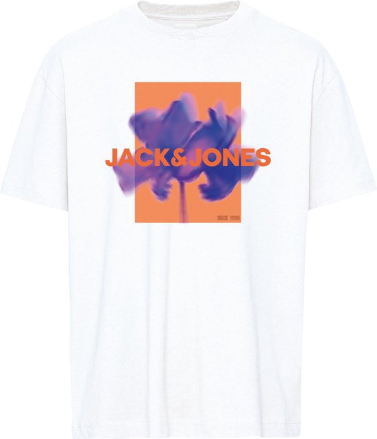 JACK&JONES JUNIOR JCOFLORALS TEE FST JNR Jongens T-shirt - Maat 176