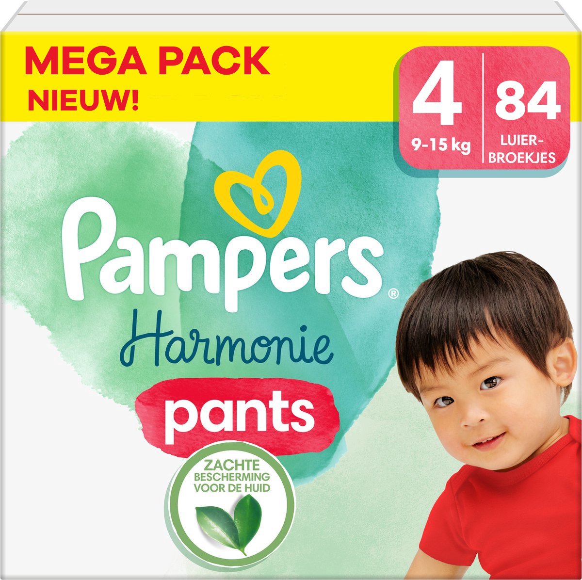 Goedkoopste Pampers - Harmonie Pants - Maat 4 - Mega Pack - 84 stuks - 9/15 KG