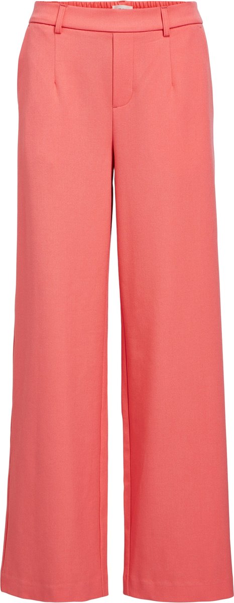 Object Objlisa Wide Pant Broeken Dames - Oranje - Maat 34