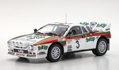 Het 1:18 Diecast-model van de Lancia 037 Totip #3 van de Rally D Elba van 1985. De rijders waren D. Cerrato en G. Cerri. De fabrikant van het schaalmodel is Kyosho. Dit model is alleen online verkrijgbaar