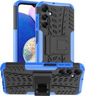 Coverup Rugged Kickstand Back Cover - Geschikt voor Samsung Galaxy A15 Hoesje - Blauw