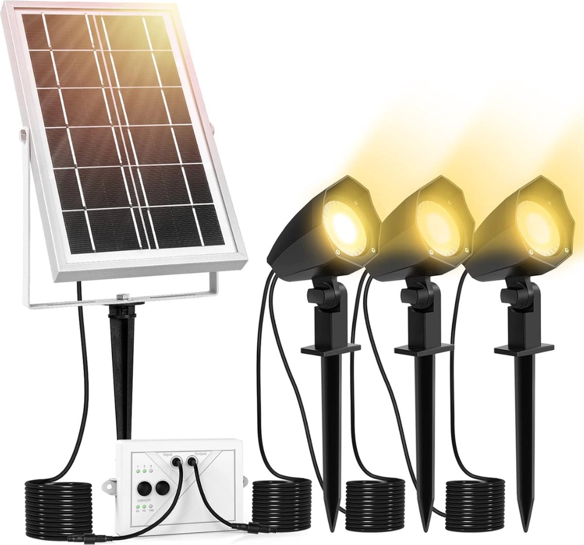 Solar Tuinverlichting Grondspots - Solar Tuinverlichting Zonne Energie - Solar Tuinverlichting Prikspots