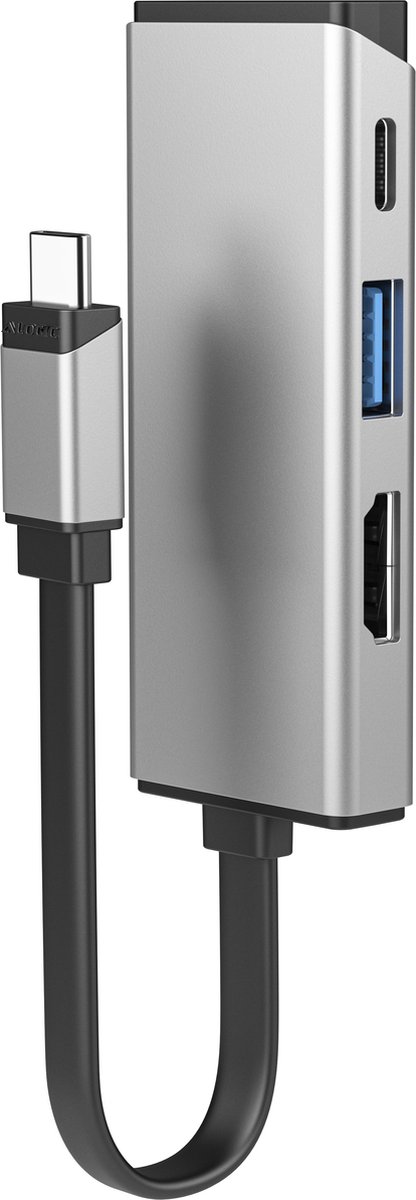 Alogic Magforce TRIO 3-IN-1 Adapter (USB-C to HDMI + USB-A + 100W Power Delivery
