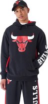 New Era Chicago Bulls Hoodie 60435496 - Kleur Zwart - Maat S