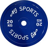 AJ-Sports Halterschijf 20 kg - halterschijven 50 mm - Gewichten set - Halters - Halterset - Halterstang - Halterbank - Fitness - Krachttraining