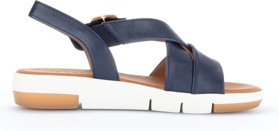 Gabor 24.603.26 - sandale femme - bleu - taille 38.5 (EU) 5.5 (UK)