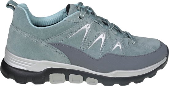 Gabor rollingsoft sensitive 96.925.42 - dames rollende wandelsneaker - blauw - maat 38.5 (EU) 5.5 (UK)