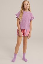 WE Fashion Meisjes pyjamaset met dessin