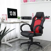 OBG56BR gamingstoel, zwart/rood