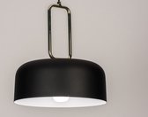 Lumidora Hanglamp 74183 - ADAM - E27 - Zwart - Messing - Metaal - ⌀ 35 cm