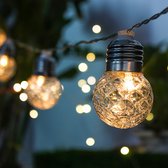 Finnacle - Creëer sfeer in je tuin met - 20 LED lampjes op zonne-energie - perfect voor buiten, feestjes en als padverlichting - ideaal voor zomer- en kerstdecoratie - eenvoudig te plaatsen met priklicht