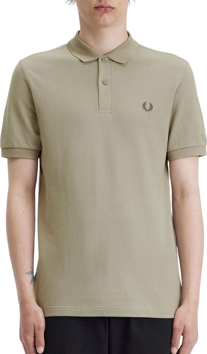 Fred Perry Polo M6000 Greige U84 – Heren Grijs