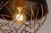 Lumidora Plafondlamp 73179 - Plafonniere - BARCELONA - E27 - Zwart - Roodkoper - Metaal - ⌀ 25 cm