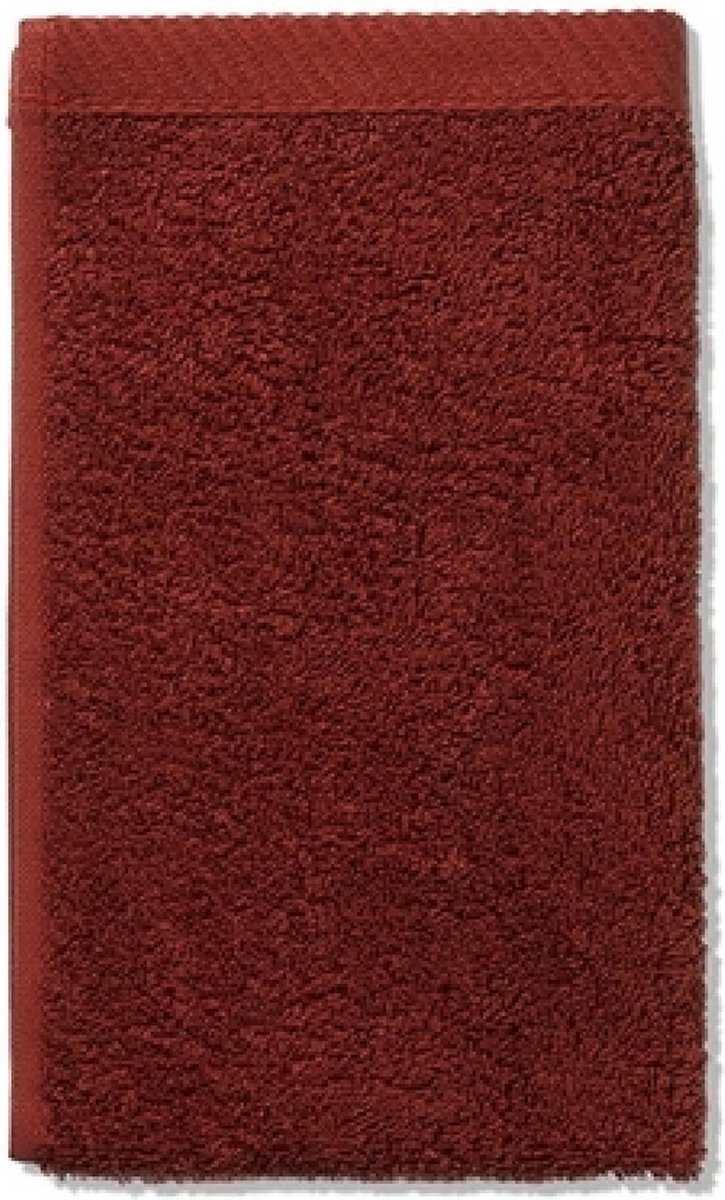 Gastendoek, Set van 3 Stuks, 30 x 50 cm, Orient Rood, Katoen - Kela | Ladessa