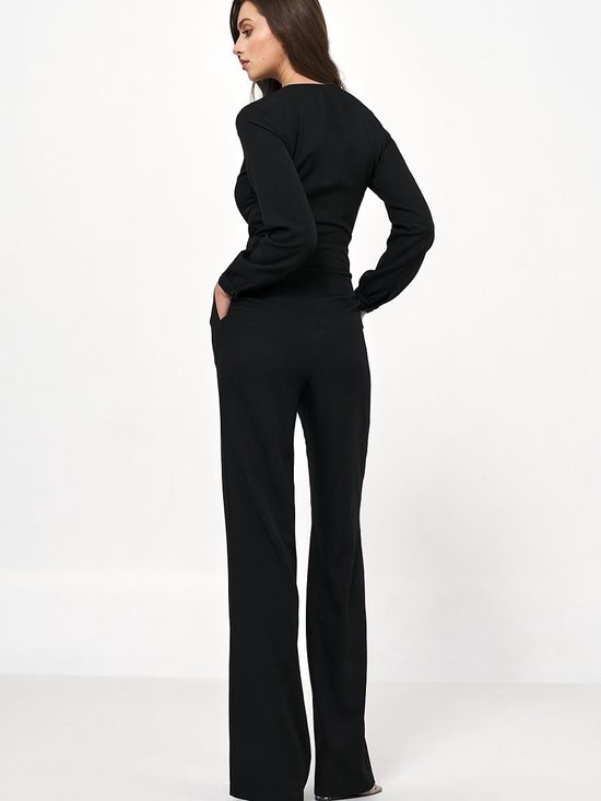 Zwarte Klassieke Jumpsuit