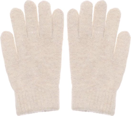 Gebreide handschoenen - Wollen handschoenen - Winter - Koude handen - Beige - Zachte handschoenen