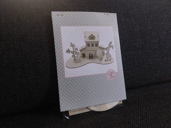 Doe-het-zelf vogelhuisje knutselset voor kinderen - houten bouwset voor creatieve