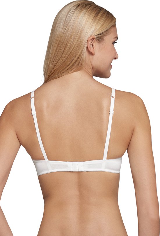 SCHIESSER Soutien-gorge Pure Cotton (lot de 1) - soutien-gorge à armatures femme blanc - Taille : 80A
