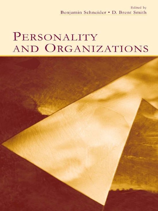Organization and Management Series - Personality and Organiz ... - cover