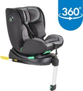 Eco Baby Hok Autostoel - Grijs - 360° Draaibare Isofix Autostoel - i-Size - Vanaf 40 tot 150cm - 0 tot 12 jaar