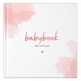 Fyllbooks Babyboek Mijn eerste jaar - Watercolour Roze