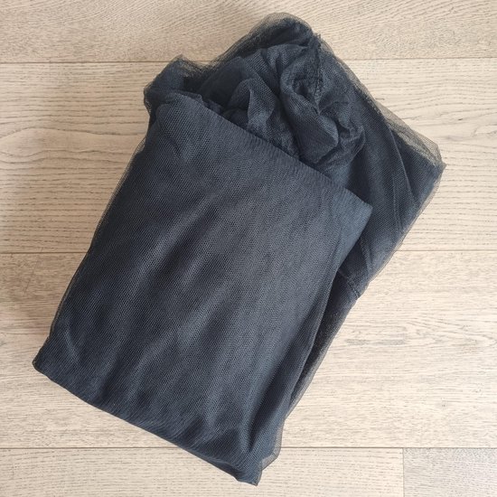 Deconet Moustiquaire Tissu noir 500 x 300 cm