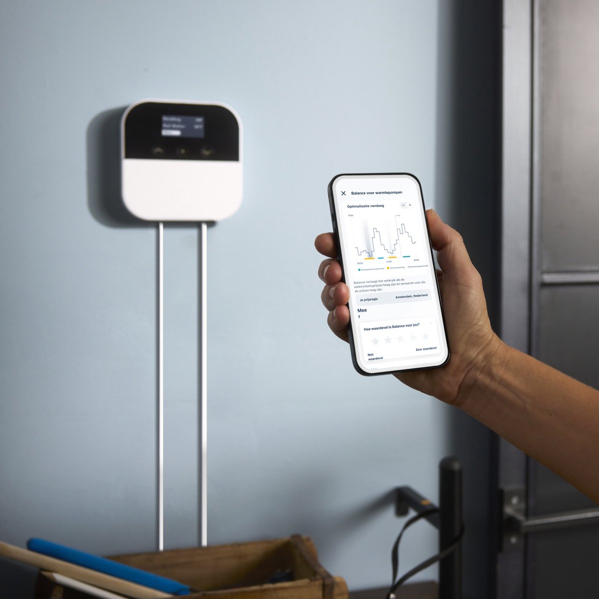 tado° Warmtepomp Optimizer X - Bedrade variant - werkt met Google Home, Alexa & Apple Homekit - Zwart/Wit – foto 5