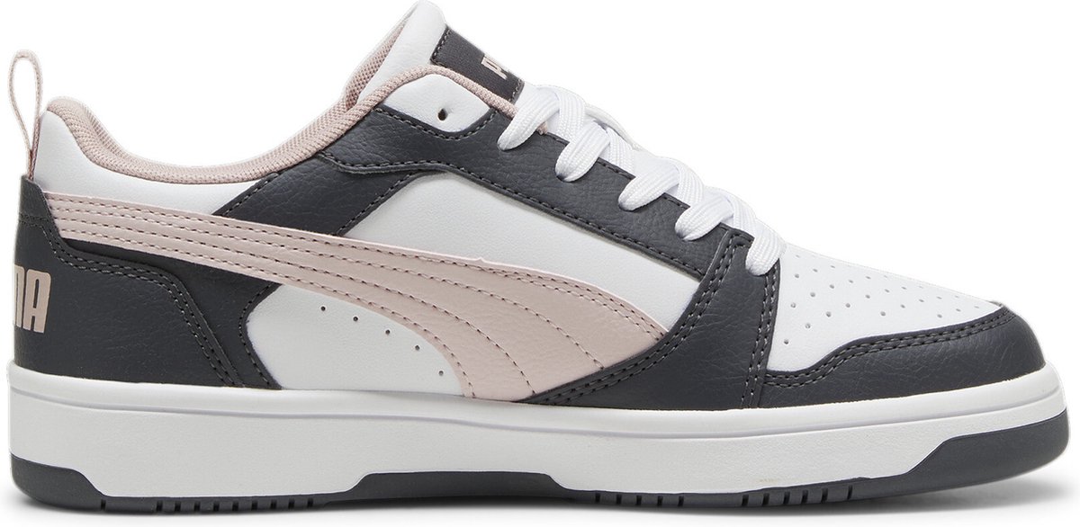 Puma Rebound v6 Low Strong Gray-Mauve Mist-PUMA White
