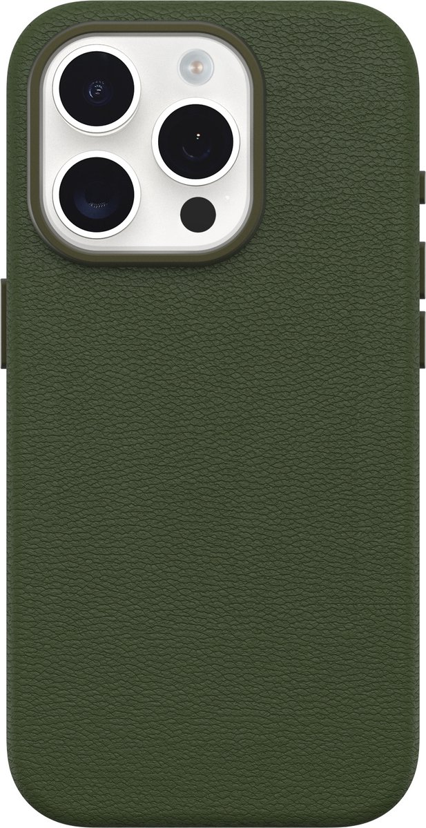 OtterBox Symmetry cactus leren hoesje geschikt voor de Apple iPhone 15 Pro Max (groen)