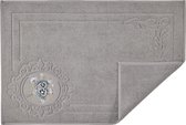 Badmat - badmat voor badkamer - vloermat 100% katoen - washandje - douchemat wasbaar (mengsel van antraciet en bruin)