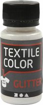 Textielverf - Transparant - Glitter - Creotime - 50 ml