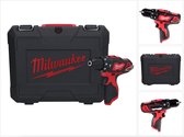Milwaukee M12 BPD accu klopboormachine 12 V 30 Nm solo + koffer - zonder accu, zonder oplader