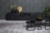 Livingfurn - TV Meubel Kala 220 cm - Mangohout / Gecoat Staal