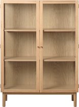 Kast Naturel Eikenhout - 2 Planken - Gewicht 46kg - 100x40x140cm