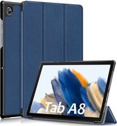 ebestStar - Hoes voor Samsung Galaxy Tab A8 10.5 (2021) SM-X200 X205, Slanke Design PU Lederen Etui, Automatische Slaap/Wake, SmartCase hoesje, Donkerblauw