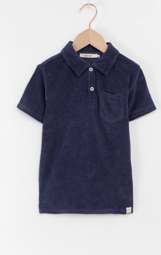 Sissy-Boy - Donkerblauwe badstof polo