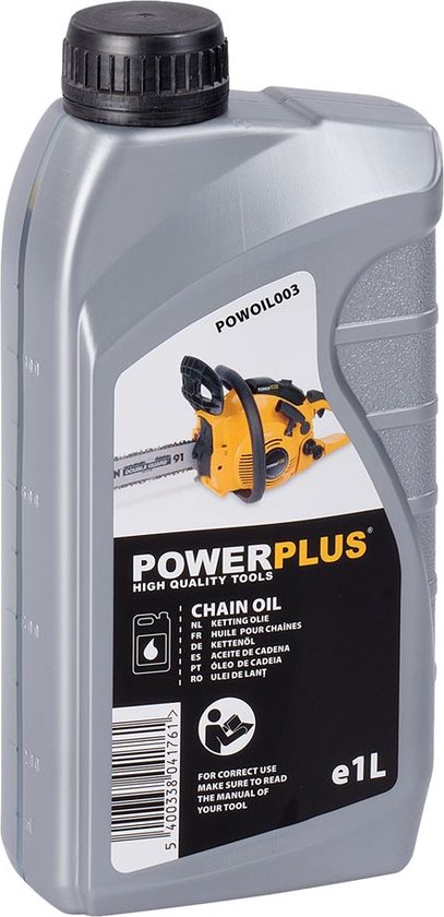 Powerplus POWOIL003 Kettingolie voor kettingzaag- 1l