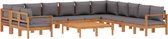 vidaXL-9-delige-Loungeset-met-kussens-massief-acaciahout