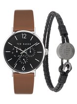 Ted Baker Phylipa Gents Timeless Quartz Analog Watch Case: 100% Stainless Steel | Armband: 100% Leather 41 mm BKGFW2305W0, BKPPGF302W0