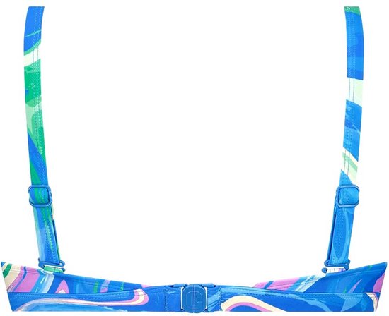 TEN CATE BEACH - bikini top triangle padded wired - Blauw