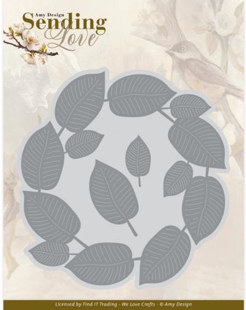 Dies - Amy Design - Sending Love - Leaves Frame