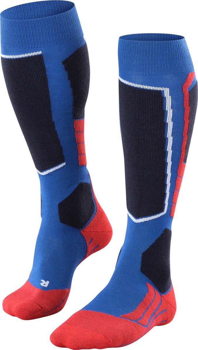 FALKE SK2 Wool warm dik wol functioneel materiaal skisokken heren Blauw